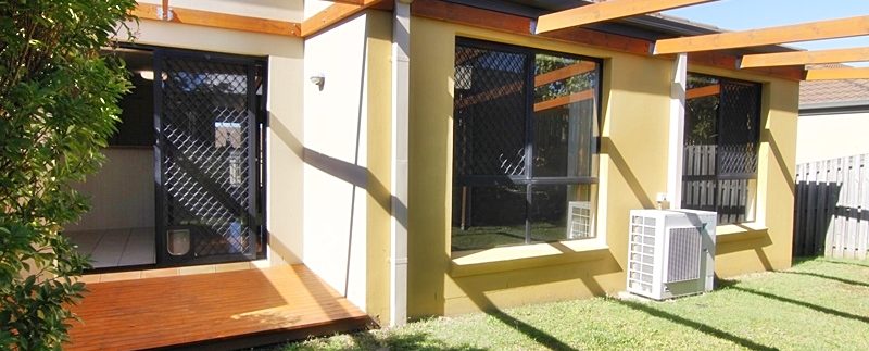 courtyard and deck