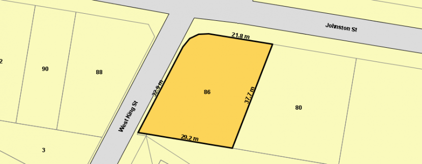 86 Johnston St Southport - Cadastal Map - RP Data